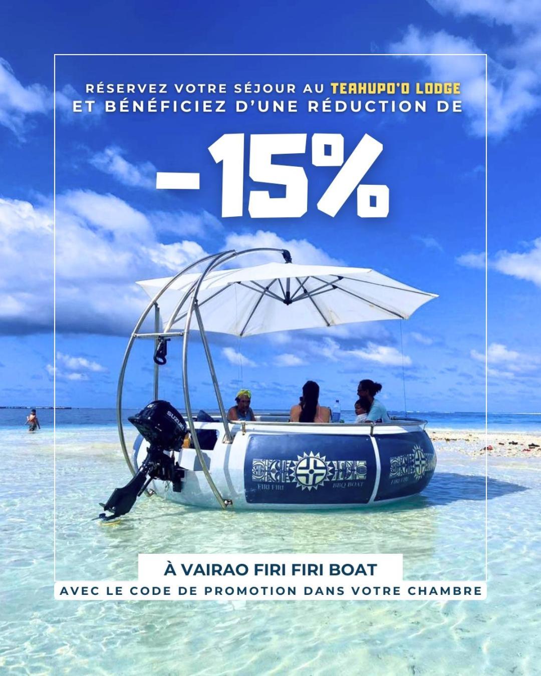 Teahupo'O Lodge, Fare Raepu'U, L'Aventure Du Bout De L'Ile En Famille Ou Entre Amis Teahupoo Kültér fotó