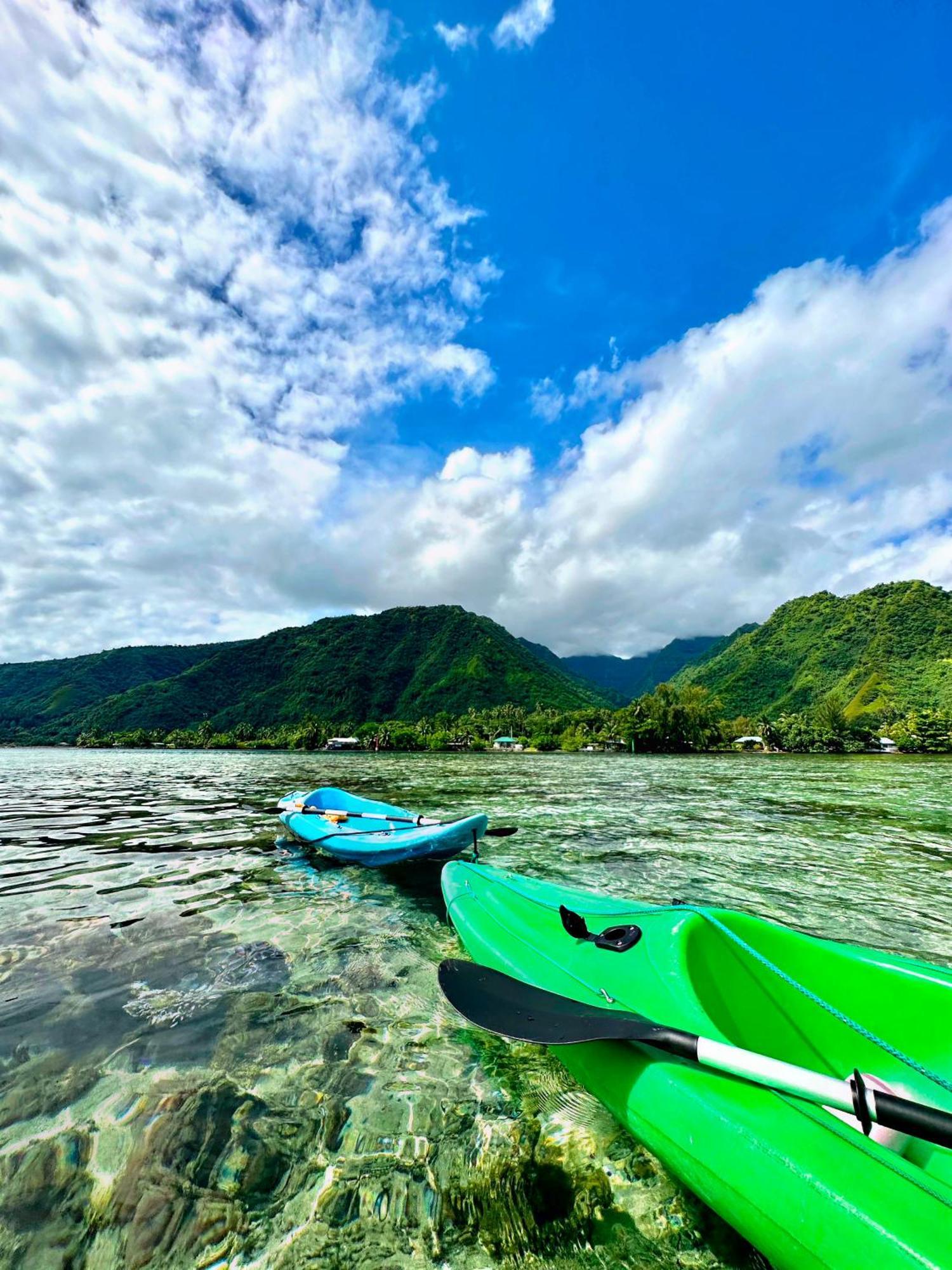 Teahupo'O Lodge, Fare Raepu'U, 2 Chambres Climatisees, Canoes Gratuits, Tarifs Degressifs Teahupoo Kültér fotó